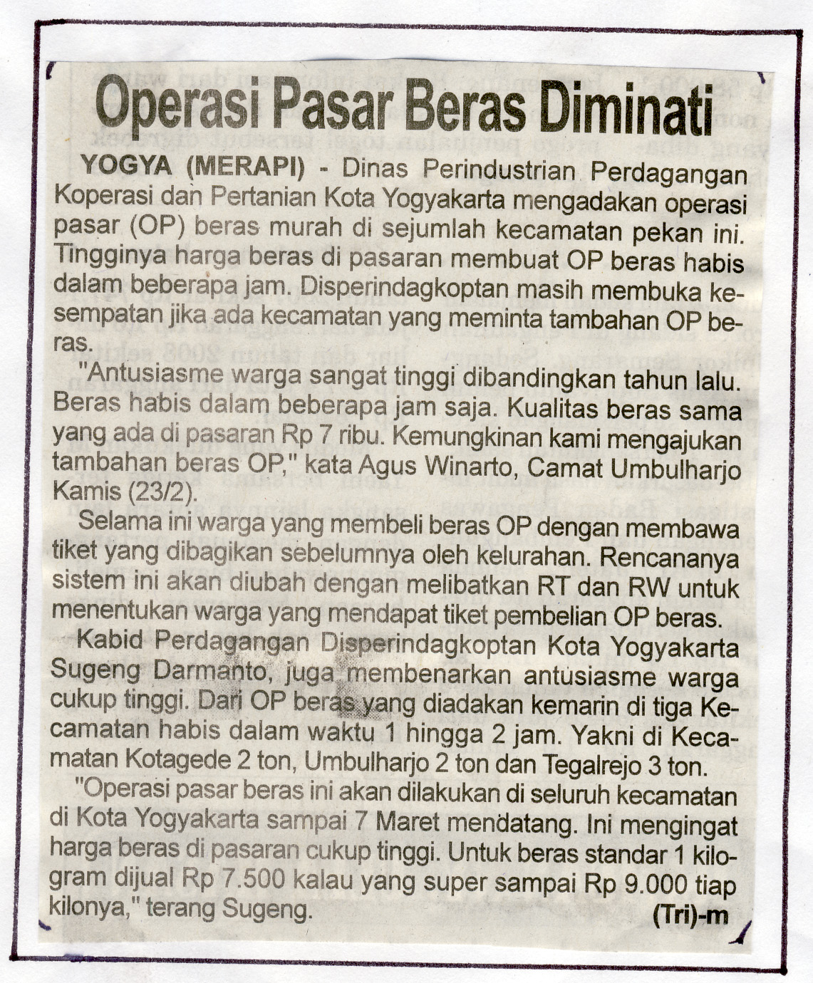 Kliping jogja terbaru